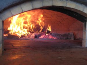 wood burning oven