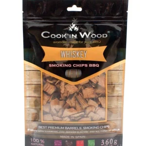 “Cook in Wood” Whisky BBQ Smoking Chips 360G