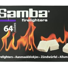 1 x (64 cube) Boxe Samba Firelighters GREAT VALUE