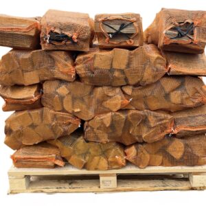 40 x (25L) Nets Birch Kiln Dried Logs