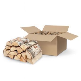 20kg Kiln Dried Birch logs in Unbranded box