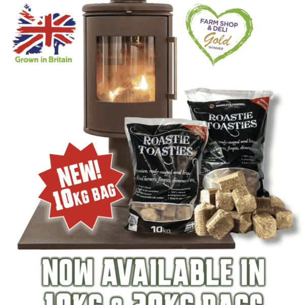 Woodlets Roastie Toasties 10kg bags x 96