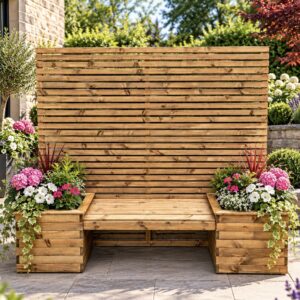 Planter Bench & Trellis