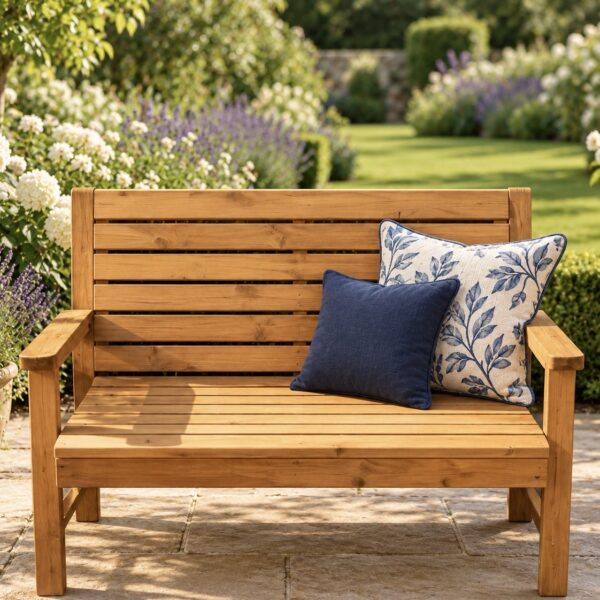Wooden Garden Bench 2 Seater
